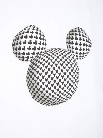 Ультрамодная футболка с коротким рукавом Disney LD 947 || Джемпер жін. CE DISNEY LD 947, р.170-96, ice white