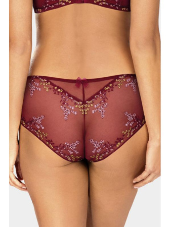Шортики Ewa Bien Sansa C410 Бордо-золотой || Шортики Ewa Bien Sansa C410 Бордо-золотой