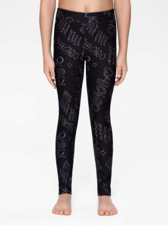 Леггинсы GRAFFITY с сияющими надписями, р.140, 146-76