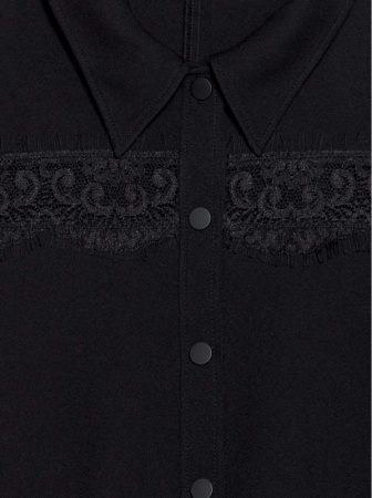 Платье приталенного силуэта с фактурным кружевом LPL 1038 || Плаття жін. CE LPL 1038, р.164-84-90, black