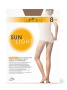 Чулки ультратонкие OMSA Sun Light 8 autoreggente, 2, beige naturel(телесный)