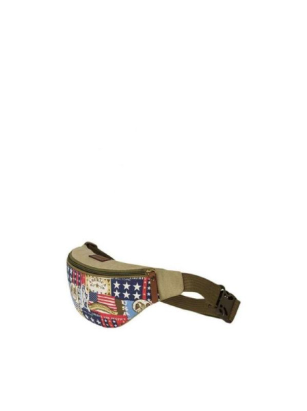 Сумка - Бананка На Пояс Exodus Canvas America Бежевый P2107Ex884 Сумка - Бананка На Пояс Exodus Canvas America Бежевый P2107Ex884