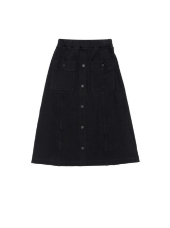 Хлопковая юбка А-силуэта с карманами MODELINE || Спідниця жін. CE MODELINE, р.170-98, black