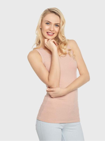 Базовый фактурный топ из вискозы LD 713