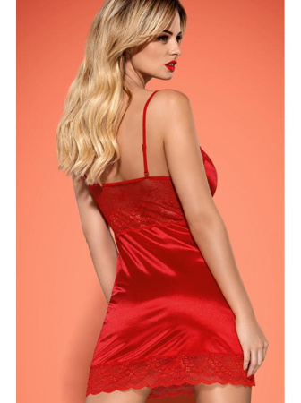 Комплект Obsessive Lovica chemise Красный