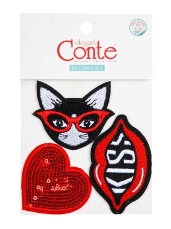 Аксесуар CELG Нашивка декоративна (набір 3 шт.) CNTP09, р.б/р, асорті