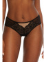 Полные трусики Kinga Sara P-925/3 Черно-телесный