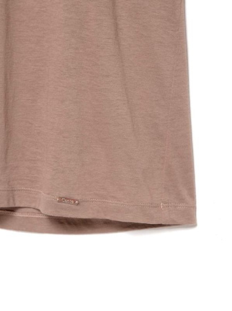 Футболка из хлопка с V-образным вырезом из хлопка премиального качества LD 1131 || Джемпер жін. CE LD 1131, р.170-96, woodsmoke