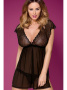Комплект Obsessive 857-BAB-1 babydoll Черный || Комплект Obsessive 857-BAB-1 babydoll Черный