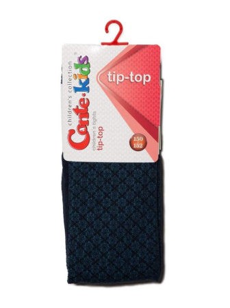 Колготки детские Conte Kids TIP-TOP, р.150-152, 442 темно-синій || Колготки дитячі Conte Kids TIP-TOP, р. 150-152, 442 темно-синій
