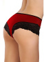Полные трусики ORO Rosabella 2224 Красно-черный