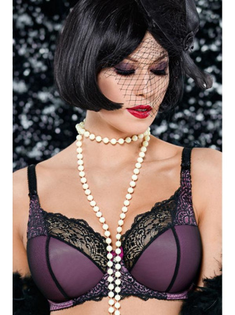 Бюстгальтер полумягкий Ava Mad Women AV 1796 Черно-фиолетовый || Бюстгальтер полумягкий Ava Mad Women AV 1796 Черно-фиолетовый