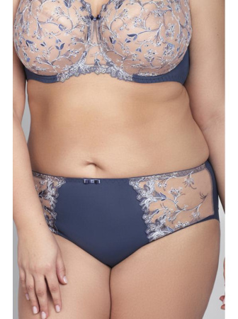 Полные трусики Samanta Adora B400 Сине-бежевый