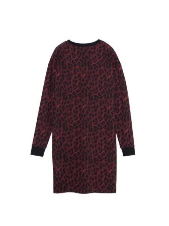 Платье с леопардовым рисунком LPL 1045 || Плаття жін. CE LPL 1045, р.170-88-94, bordo leo