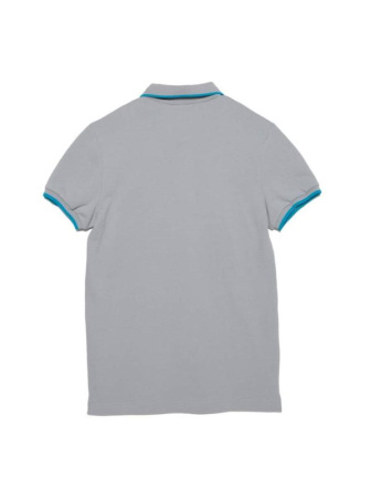 Футболка-поло с контрастной окантовкой MD 944 || Джемпер чол. DW MD 944, р.182-116, ash grey