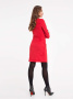 Платье-футляр из искусственной замши с карманами 838 || Плаття жін. CE LPL 838, р.170-92-98, red