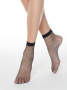Носки в крупную сетку RETTE SOCKS-MAX || Шкарпетки жін. CE RETTE SOCKS-MAX, р.23-25, Nero