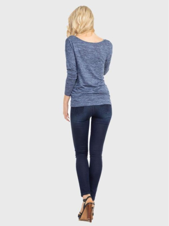 Джемпер LD 709 || ВТЖ Джемпер жін. CE LD 709, р.158,164-96, денім