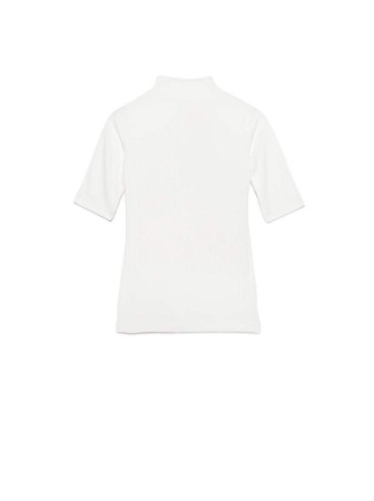 Топ в рубчик из вискозы премиального качества LD 1031 || Джемпер жін. CE LD 1031, р.170-88, off-white