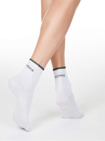 Носки жен. хлопковые Conte FANTASY (люрекс) 15С-21/1СП