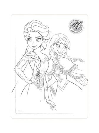 Колготки с рисунками &quot;принцесса Анна&quot; Disney Frozen 40 и вкладышем-раскраской || Колготки з малюнками &quot;принцеса Анна&quot; Disney Frozen 40 і вкладишем-розфарбуванням, р. 128-134, Bianco