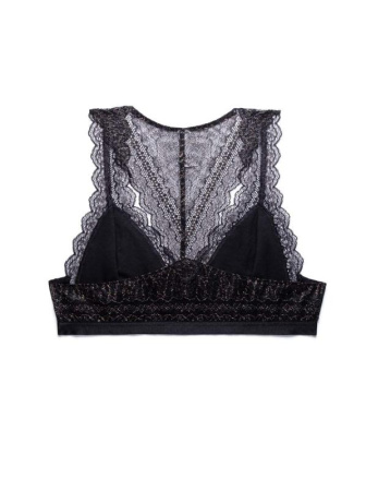 Кружевное бюстье с люрексом MONIKA LBE 819 || Бюстьє жіноче CE MONIKA LBE 819, р.170-92, nero-navy