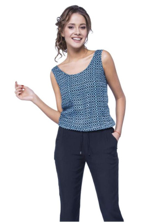 Полукомбинезон женский LEILA синий