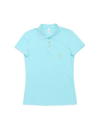 Классическая футболка-поло из хлопка LD 927 || Джемпер жін. CE LD 927, р.170-100, aqua blue