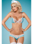 Костюм Obsessive 834-CST-6 nurse costume Небесно-белый