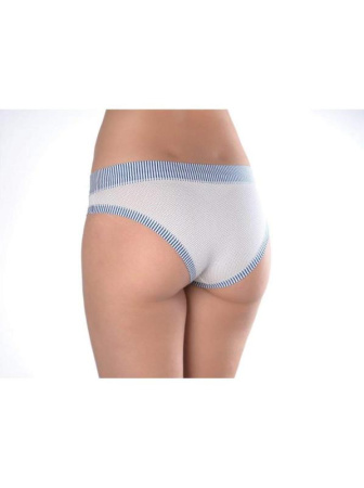 Женские трусики-слипы Sevim Арт: 5196, M, Горох-полоска-серая ассорти