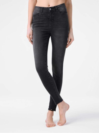 Моделирующие eco-friendly джинсы super skinny c высокой посадкой CON-171 Lycra Моделирующие eco-friendly джинсы super skinny c высокой посадкой CON-171 Lycra