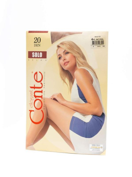 Колготки женские Conte SOLO 20, р.6, Natural Колготки женские Conte SOLO 20, р.6, Natural