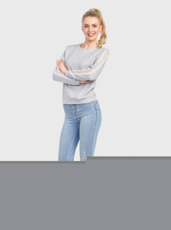 ВТЖ Джемпер жін. CE LD 706, р.158,164-92, сірий меланж
