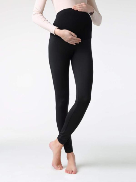 Экстрамягкие леггинсы для беременных с высокой посадкой SOFTI, р.170-102, Nero