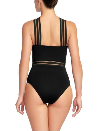 Купальник слитный с декоративной резинкой MILENA || ВКТ CE Купальник жіночий MILENA, р.170,176-88-98, чорний