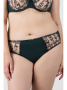 Полные трусики Samanta Hazel B400 Изумрудно-телесный