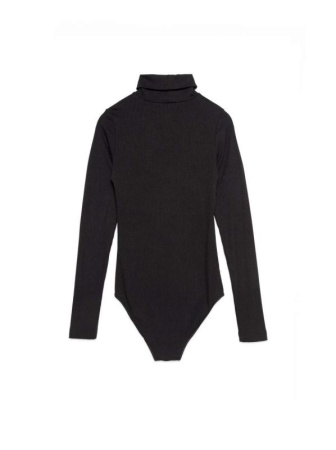 Базовая боди-водолазка из вискозы в рубчик LBD 1154 || Боді жін. CE LBD 1154, р.170-84-90, black Базовая боди-водолазка из вискозы в рубчик LBD 1154 || Боді жін. CE LBD 1154, р.170-84-90, black