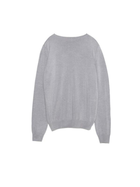 Вязаный джемпер из пряжи с вискозой премиального качества LDK 053