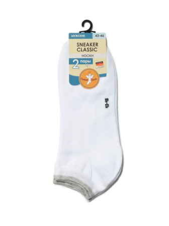 Шкарпетки чол. арт. 42-90 Sneaker classic (комплект 2 пары), р.27-29, 259 сірий