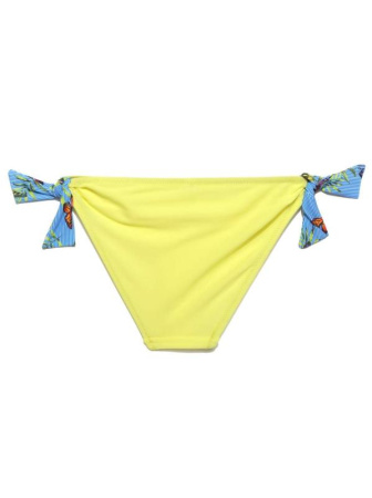 Купальник на одно плечо с воланом HOLLY BLUE || Костюм купальний для дівчат CE HOLLY BLUE, р.158,164-84, blue-lime