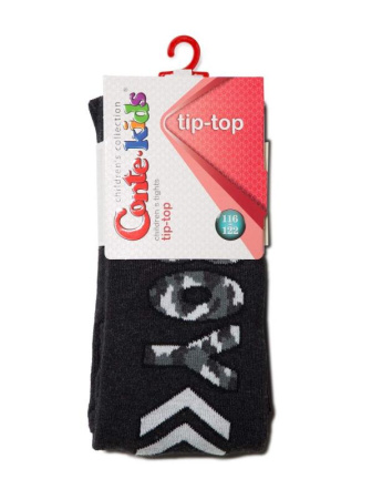 Колготки детские Conte Kids TIP-TOP, р.128-134 (20), 501 чорний || Колготки дитячі Conte Kids TIP-TOP, р. 128-134 (20), 501 чорний