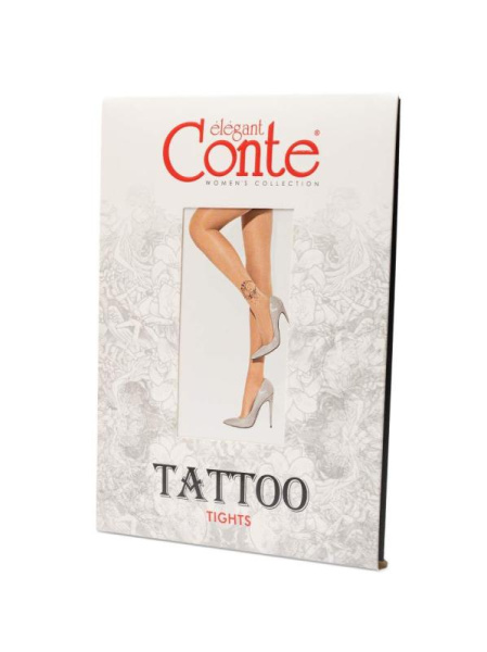 Колготки женские Conte FANTASY TATTOO 20С-17СП, р.4, 004 natural Колготки женские Conte FANTASY TATTOO 20С-17СП, р.4, 004 natural
