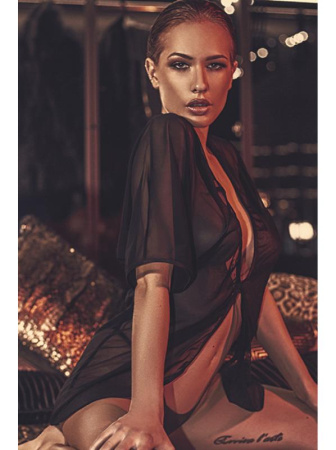 Пеньюар Anais Velo Черный