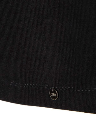 Фактурный топ с эффектом &quot;ощущение шелка&quot; LD 932 || Джемпер жін. CE LD 932, р.170-92, black