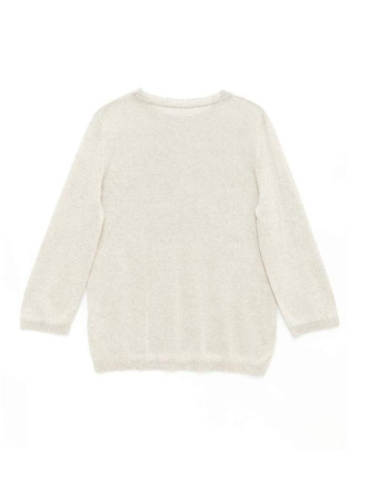 Вязаный фактурный джемпер из пряжи с вискозой и льном LDK 089 || Джемпер жін. CE LDK089 19С-131СП, р.170-84, grey-blue melange