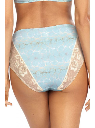 Полные трусики Ewa Bien Ivette C124 Экри-бирюза