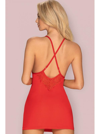 Комплект Obsessive 828-CHE-1 chemise Красный