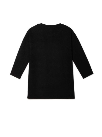 Ультрамодный джемпер с элегантным сетчатым кружевом 829 || Джемпер жін. CE LD 829, р.170-100, Nero