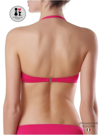 Лиф-бандо с металлическим принтом SWEET LOVE || Бюстгалтер купальний жін. CE SWEET LOVE, р.92-98, deep ultramarine