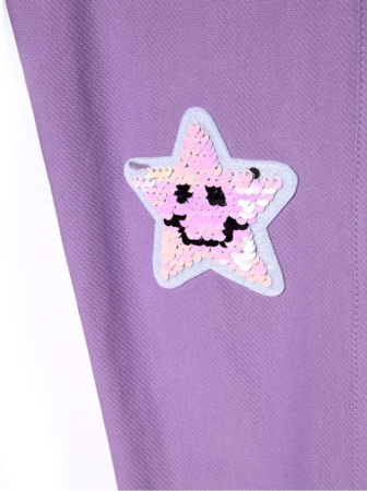 Джеггинсы со звездочками из пайеток MINI COSMO, р.104, 110-56 || Джеггинсы со звездочками из пайеток MINI COSMO, р.104, 110-56